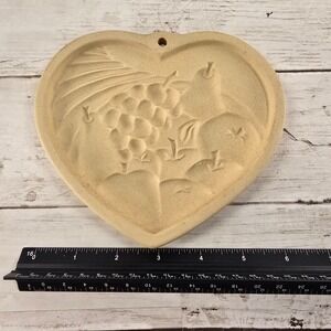 Vintage The Pampered Chef Heart of Plenty Stoneware 1995 USA Heart
